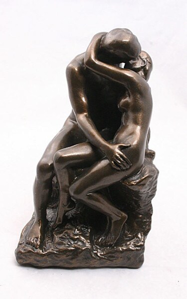 Lovers Kiss by Rodin Dante Inferno Statue Exact Replicas Romanticism Art